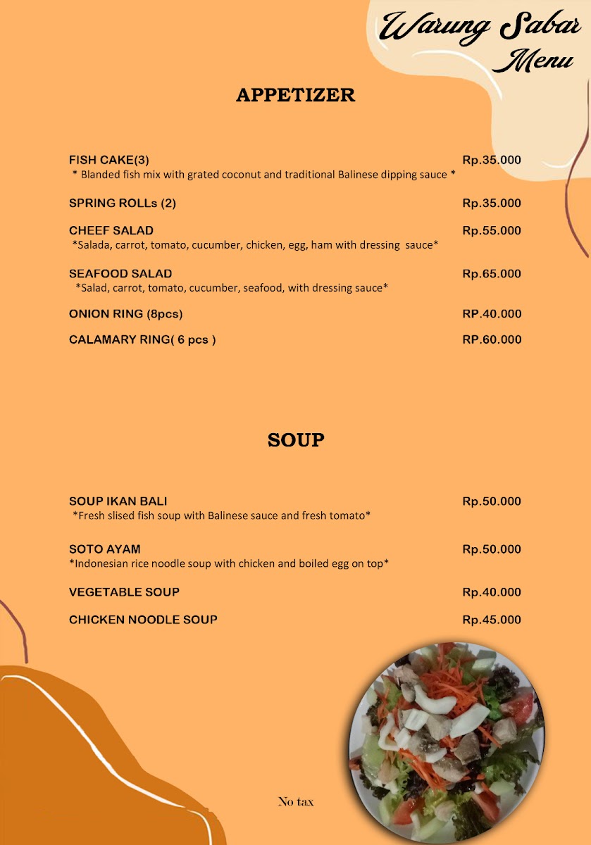 Warung Sabar Menu - Image 5